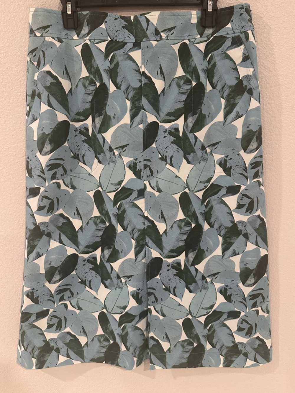Akris Punto Bleached Denim-Multicolor Midi Skirt